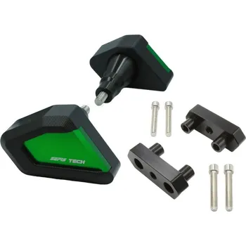 TECH padací protektory Kawasaki Z750 2007-2012 / Z1000 2007-2009 Červená