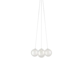 Lodes 22121 1327 Random Cloud 7 ø23, závěsné svítidlo LED 7 x 5W 2700K, bílé sklo, průměr 62cm