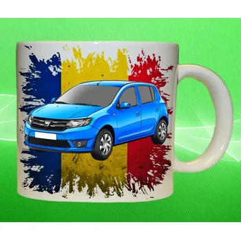 hrnek s Dacia Sandero 150ml (hrneček s osobním autem )