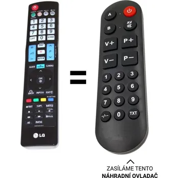 Dálkový ovladač Lg AKB72914271, AKB72914044 náhradní dálkový ovladač pro seniory
