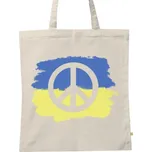 BIO plátěná taška s potiskem Peace Ukrajina taška