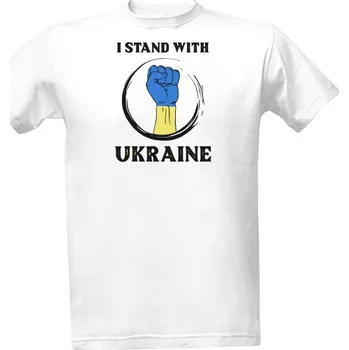 Tričko s potiskem I Stand With Ukraine triko pánské