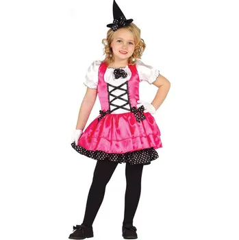 Karnevalový kostým Fiestas Guirca Čarodějka růžová D - věk 5 - 6 roků - 110 - 115 cm