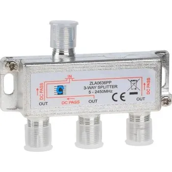 Rozbočovač F vstup - 3 x výstup power pass