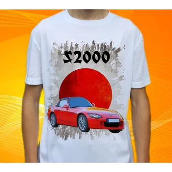 Pánské tričko tričko Honda S2000 L (triko s osobním autem)