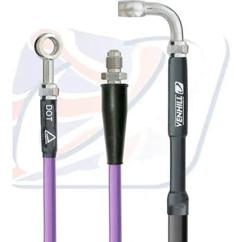 Hadice zadní brzdy Venhill K02-2-030/P-PU fialová
