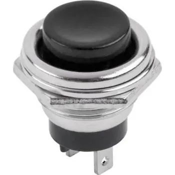vypínač Spínač tlačítkový velký ON černý