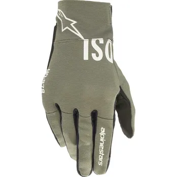 Moto rukavice rukavice SHOTARO kolekce DIESEL JEANS 2021, ALPINESTARS (zelená/černá/bílá) - S