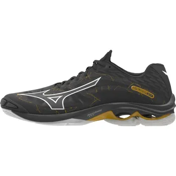 Dámská sálová obuv Unisex halová obuv Mizuno WAVE LIGHTNING Z7/BlkOyster/MPGold/IronGat Velikost: 51.0/15.0