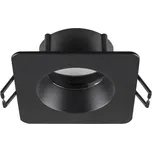 BIG WHITE (SLV) NEW TRIA 68 kroužek pro vestavbu do stropu, D: 8,2 Š: 8,2 H: 3,4 cm, IP 65, černá 1007347