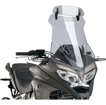 Plexi štít PUIG TOURING WITH VISOR 7627H kouřová