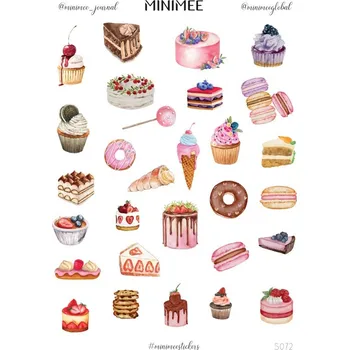 Dětské zboží Samolepky MINIMEE journal - Sladké dobroty