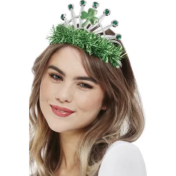 Karnevalový doplněk SmiffysKorunka s čtyřlístkem - Saint Patrick's Day