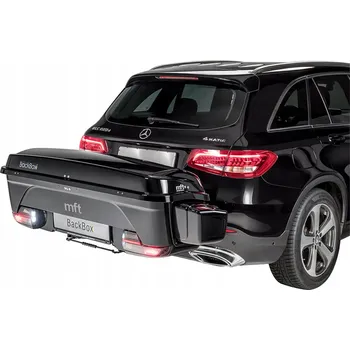 Box na tažné zařízení Box na tažné zařízení MFT BackBox černý lesk + základna Backcarrier + rožšíření pro lyže MFT1201+15002+15052