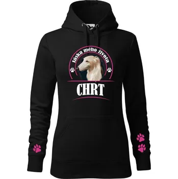 Dámská mikina STRIKER Dámská mikina Chrt Barva: Černá, Velikost: S