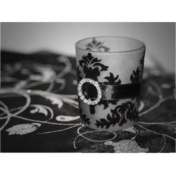 Brož Štrasová brož kolečko 20 mm - brože k svatební dekoraci