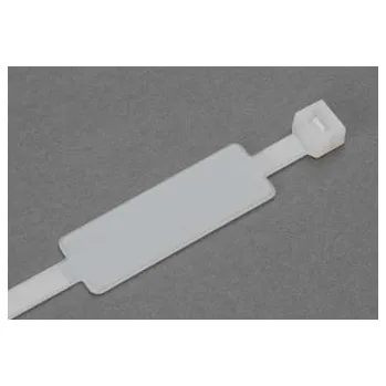 Stahovací páska SAPISELCO Pásek vázací 280x4,5 popisovací štítek, bílá (100ks) 1791703