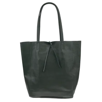 Kabelka NovaKabelka.cz Kožená italská kabelka Annalisa Verde Foresta