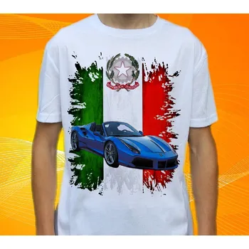 Pánské tričko tričko Ferrari 488 Spider 134