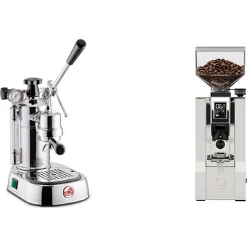 Kávovar La Pavoni Professional Lusso + Eureka Mignon XL, CR white