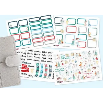 Diář Fleppi Samolepky - sada samolepek Prosinec 2019