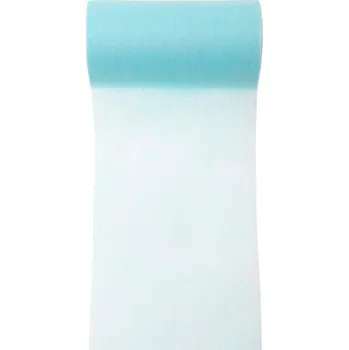 ubrus Svatba-eshop Úzký vlizelín 10 cm x 10 m jemně tyrkysový - vlizelín na mašle a svatební výzdobu