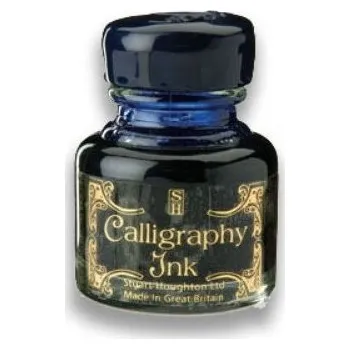 Kaligrafický inkoust Manuscript s voskem safírově modrý