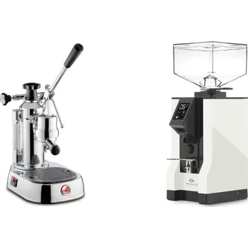 Kávovar La Pavoni Europiccola Lusso + Eureka Mignon Specialita, BL white