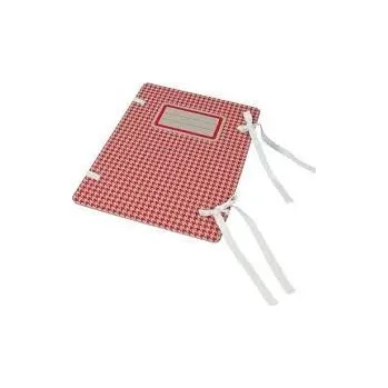 Spisová deska A4 s tkanicemi kulaté rohy se štítkem červená