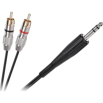 Audio kabel Kabel Jack 6,3mm - RCA 2x, 1,8m