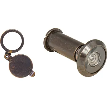 Dveřní kukátko MP - Kukátko s krytkou OGS - Bronz česaný matný