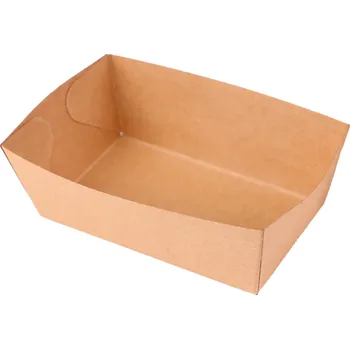 Party nádobí Svatba-eshop 250 ks miska kónická přírodní 10 x 6 x 4 cm 250ml FSC - jednorázové nádobí