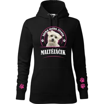 Dámská mikina STRIKER Dámská mikina Maltézák Barva: Černá, Velikost: S