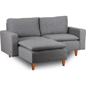 Pohovka Hanah Home Rohová pohovka LUNGO MINI světle šedá