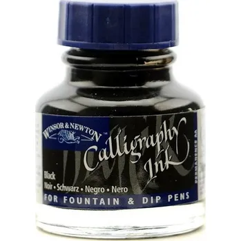 Winsor And Newton Kaligrafický inkoust Winsor & Newton do plnících per černý