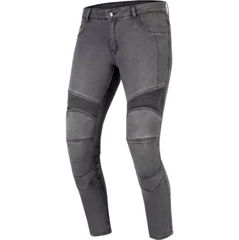 Moto kalhoty Dámské jeansy OZONE Roxy Washed Black - 2XL