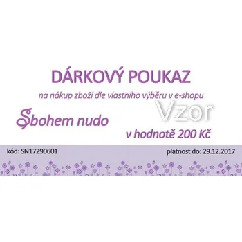 Dárkový potravinový koš Ceteris Dárkový poukaz na nákup v e-shopu v hodnotě 1000 Kč