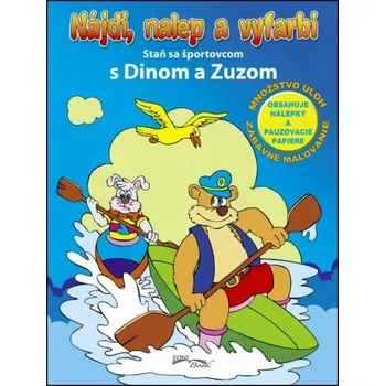 Bystrá hlava Nájdi, nalep a vyfarbi Staň sa športovcom s Dinom a Zuzom