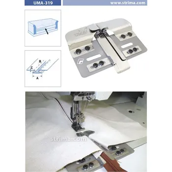 Příslušenství k šicímu stroji Texi Zakladač pro dvojjehlové šicí stroje UMA-319 30/15 H
