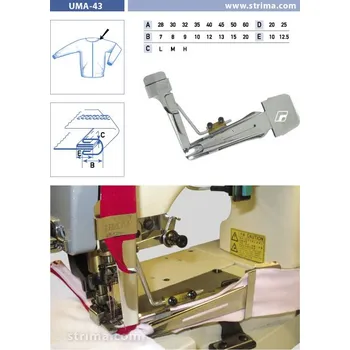 Texi Lemovač lemující z výpustku pro šicí stroje UMA-43 60/20x20/10 M