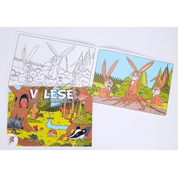 omalovánky Mičánek Omalovánky A4 V lese / 2294 - 7 49834