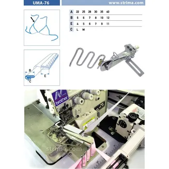 Příslušenství k šicímu stroji Texi Zakladač speciální pro šicí stroje UMA-76 35/10/9 M