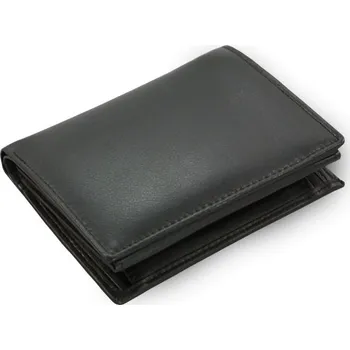 Peněženka Černá pánská kožená peněženka Brayden