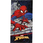 Hravý dětský ručník Spiderman, červená
