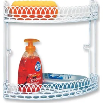 police Police koup.2p.rohová bílá 30x21x30/16.14.33/-kov