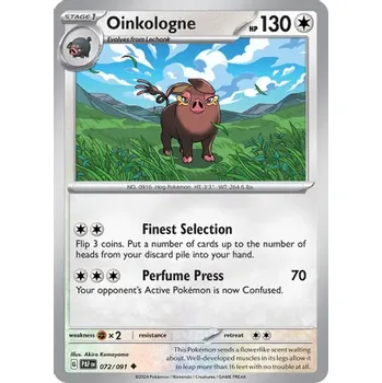 Karetní hra Pokémon karta Oinkologne 072/091 - Paldean Fates