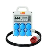 SEZ Rozvaděč s přívodním kabelem, 106 × 190 × 305 mm, IP44 ROS FI-1600 D+KABEL