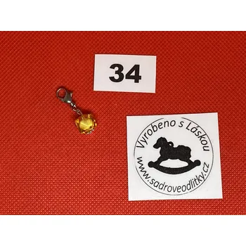 HandMade by VeJa Přívěšek s karabinkou č.34