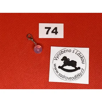 HandMade by VeJa Přívěšek s karabinkou č.74