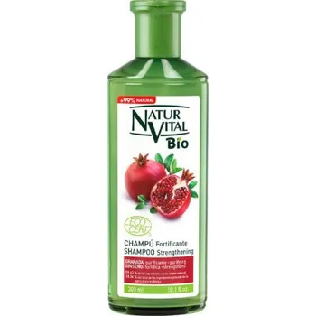 Kosmetická sada NaturVital Bio šampon pro namáhané vlasy 300ml - Granátové jablko